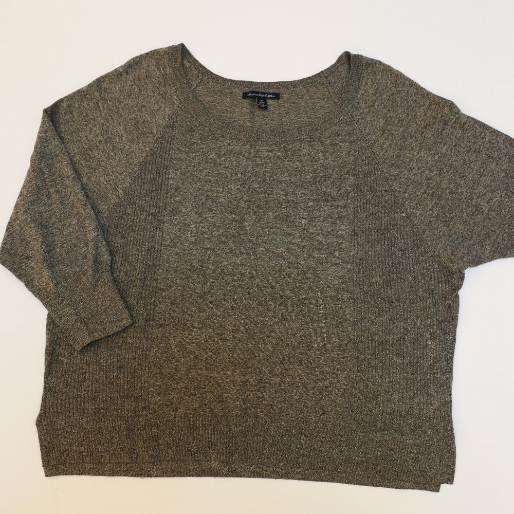 American Eagle Women's Gray Sweater